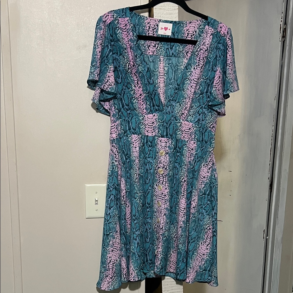 Buddy love snake print dress